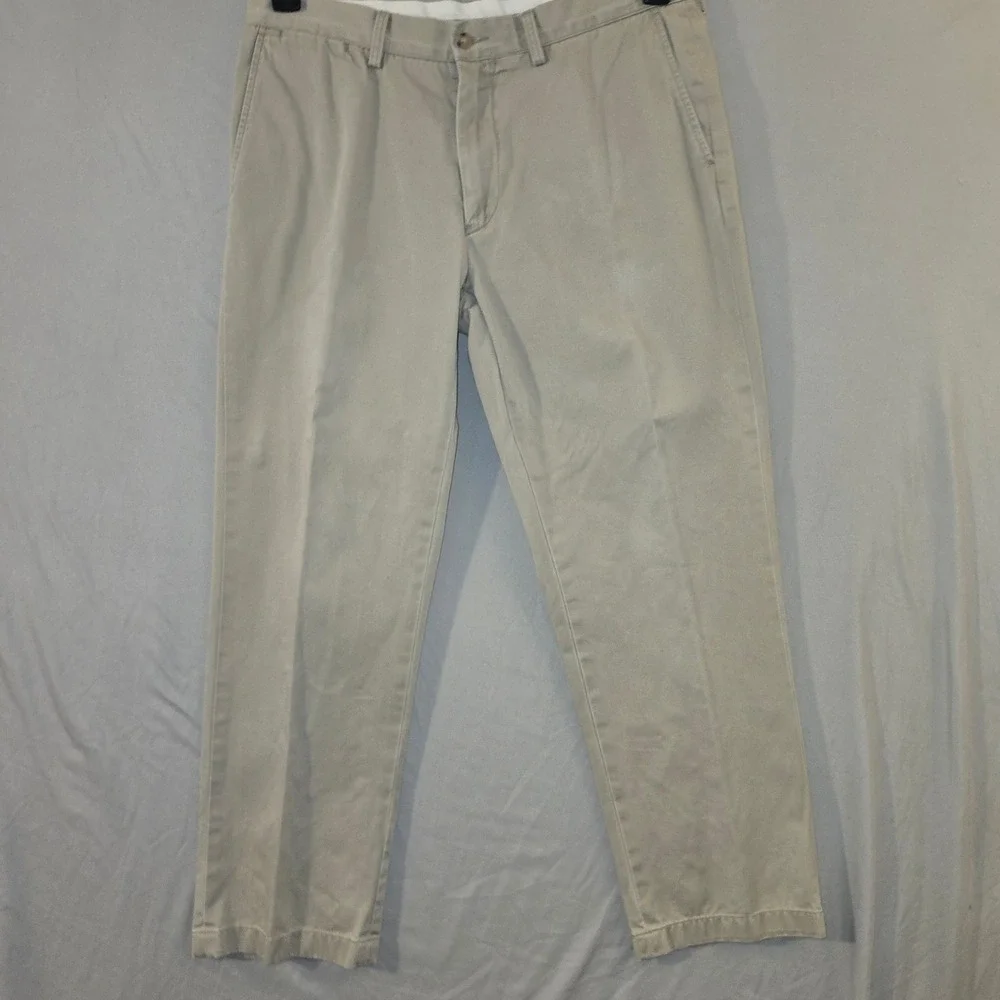 Polo Ralph Lauren Chino Pants 33x30 Mens Tan Classic Fit Cotton Twill Khakis